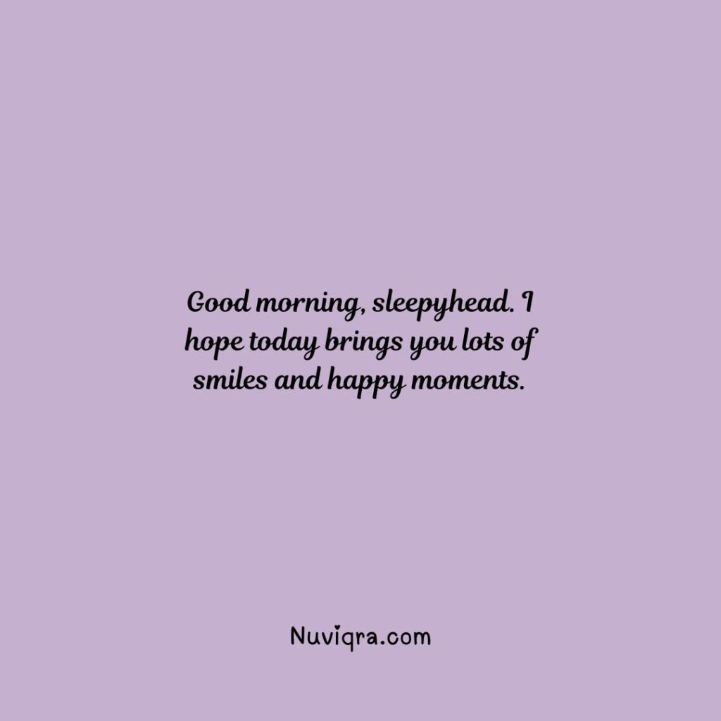 Cute Good Morning Messages