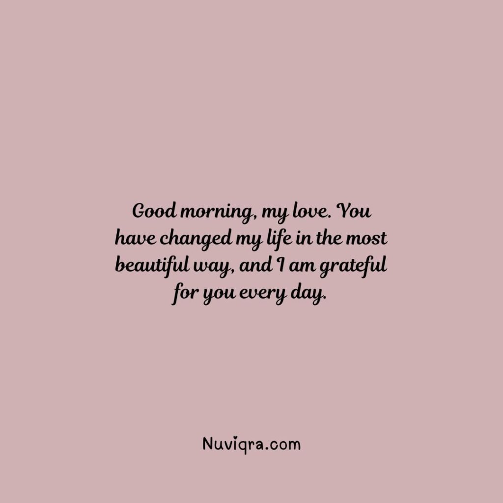 Deep Love Good Morning Messages