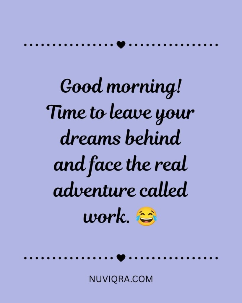 Funny Good Morning Messages