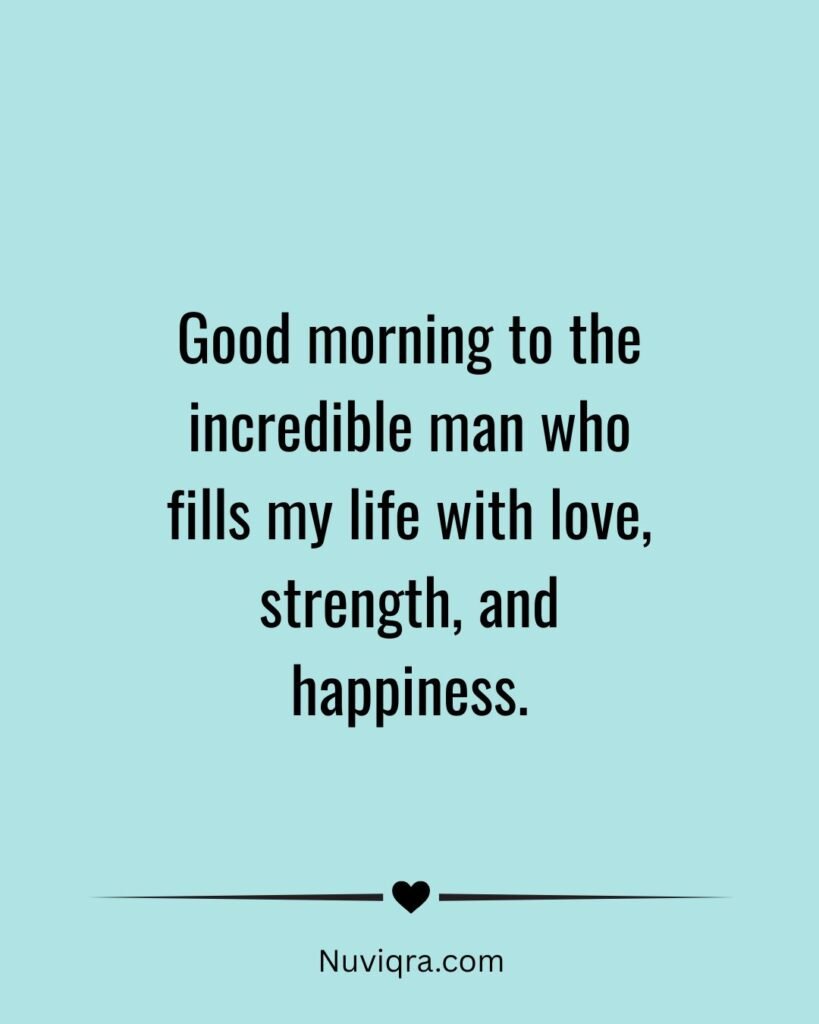 Good Morning Messages for Your Husband