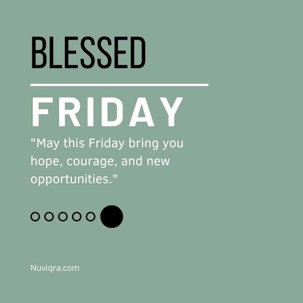 Inspirational Friday Blessings