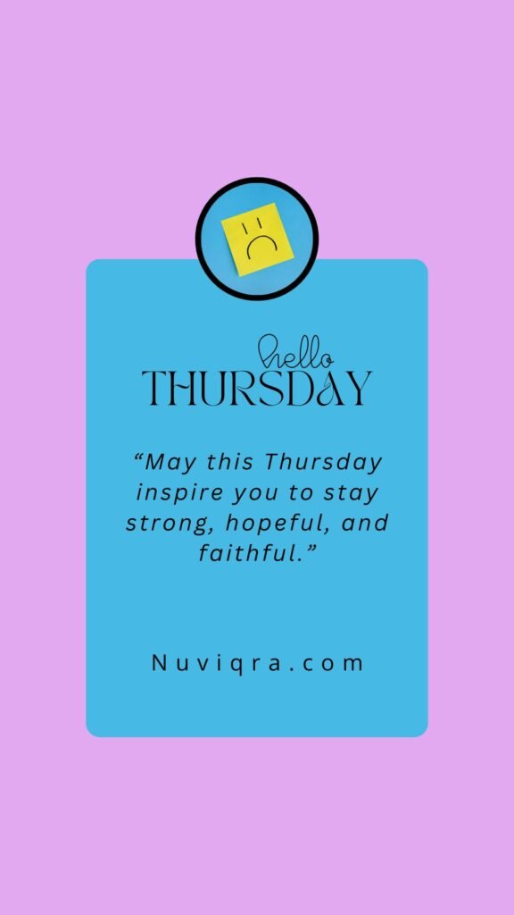 Inspirational Thursday Blessings