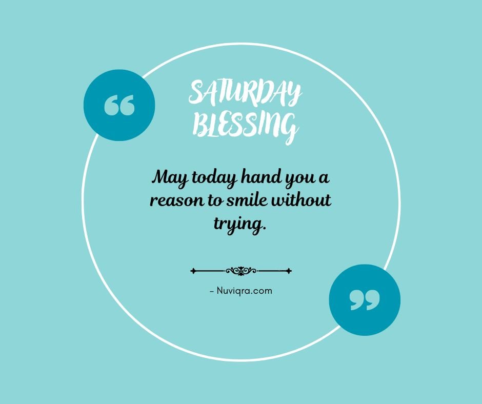 Saturday Blessings for Happiness