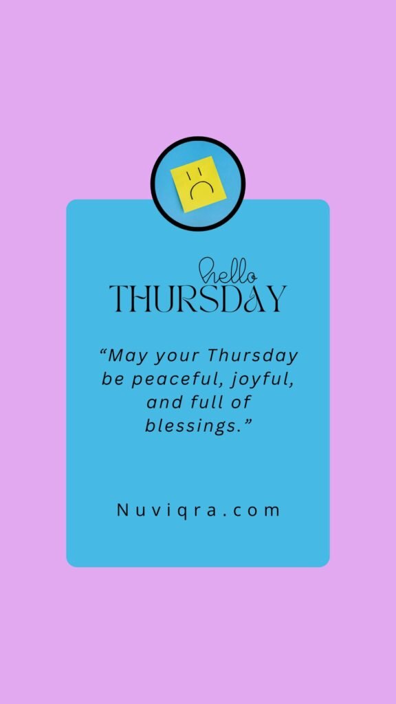 Short Thursday Blessings to Share
