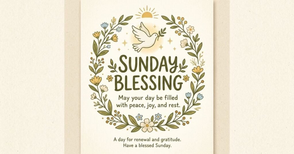 Sunday Blessings and Prayers