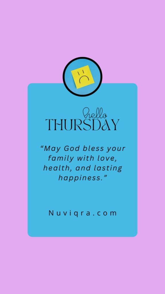 Thursday Blessings for Family