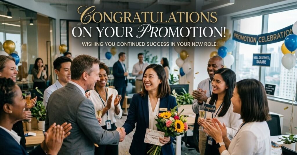 Congratulations on Your Promotion