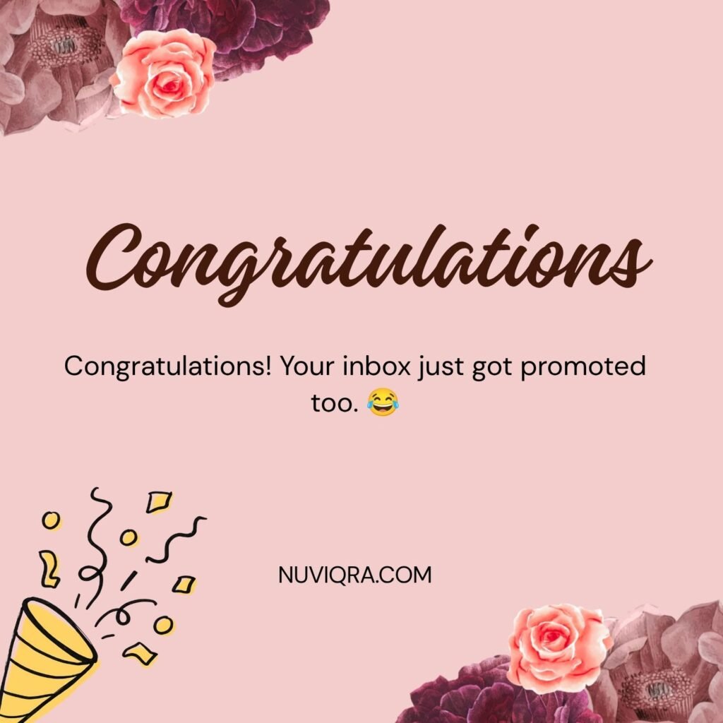 Funny Congratulations on Your Promotion Messages