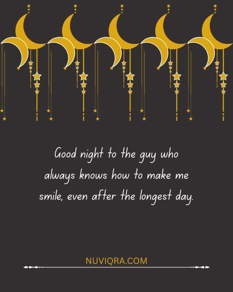 Good Night Messages for a Boyfriend