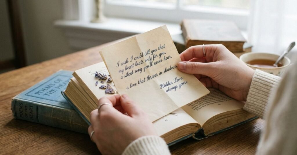 Hidden Love Quotes