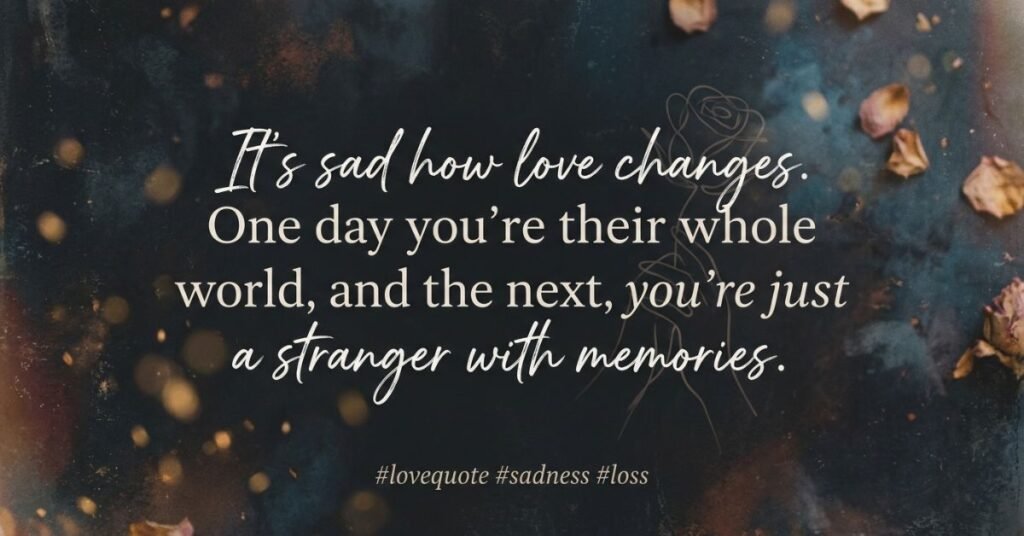 Sad Love Quotes