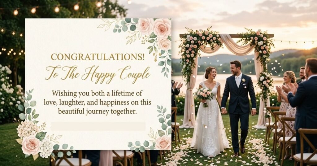 Wedding Congratulations Messages